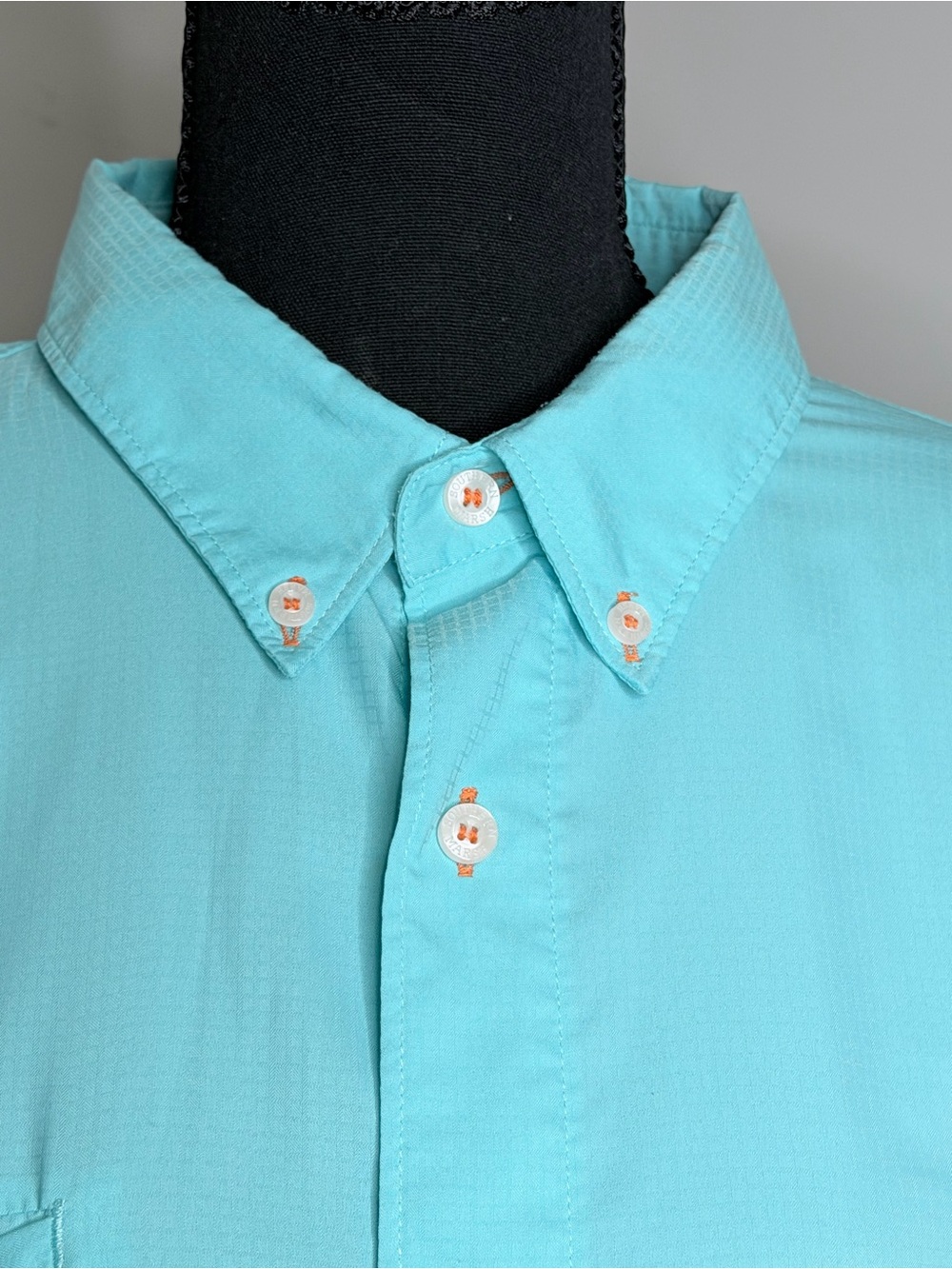 Southern Marsh FIELDTEC Men's L Blue Long Sleeve Button-Down Fishing Shirt